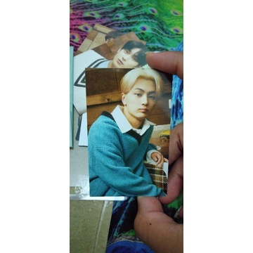 trading card enhypen heeseung, sunoo, jay