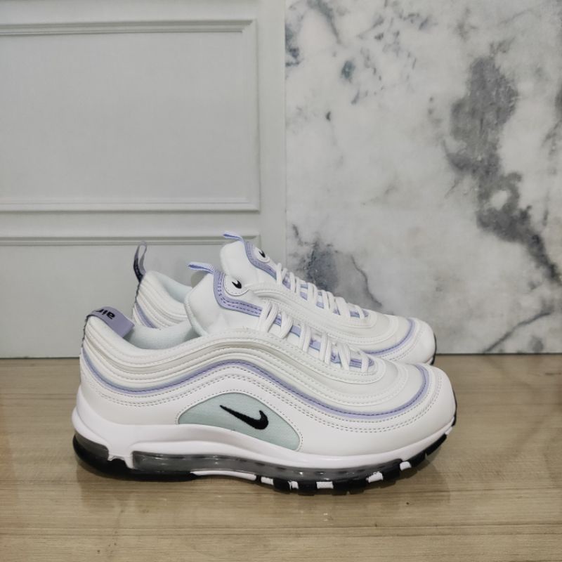 purple white and turquoise air max 97