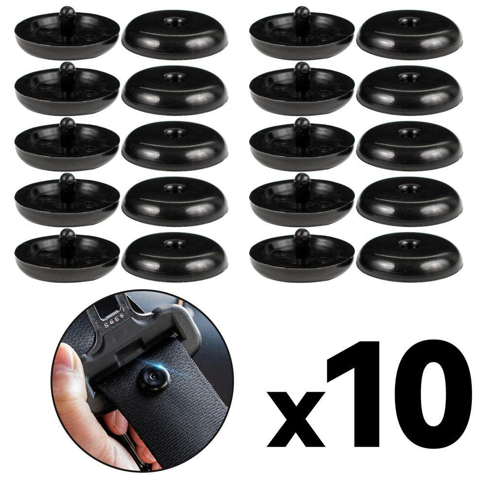 Nanas 10PCS Seat Belt Stop Button Stud Stopper Holder Penahan Sabuk Pengaman