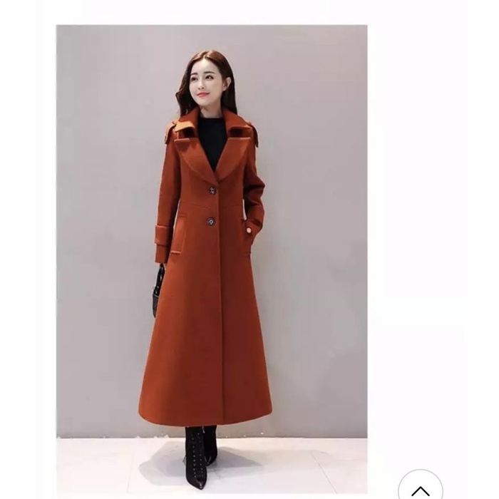 Coat Winter Korea Wanita Panjang Tebal untuk Musim Dingin