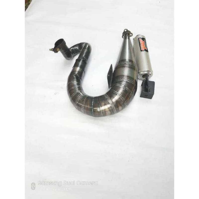 Knalpot vespa cobra 200 cc ymf