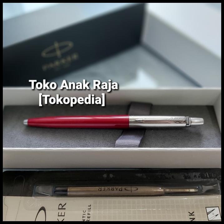 

Caramel | Paket 1 Klik: 1 Pc Parker Jotter Red Ballpoint+1 Pc Refill Bp