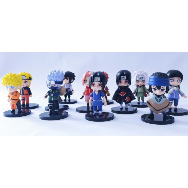 12 Varian Figure Naruto Sasuke Gara Itachi Dan Lain nya