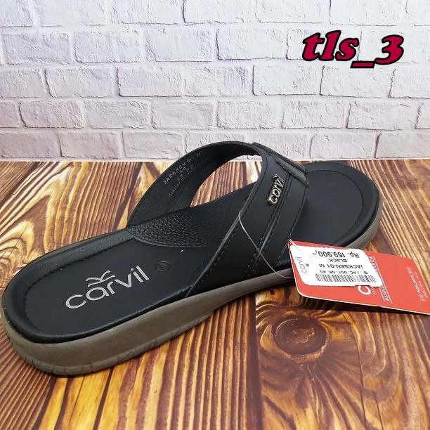 Sandal Pria Carvil Jacksen 01 Original 38-44 Sandal Japit Kasual Laki