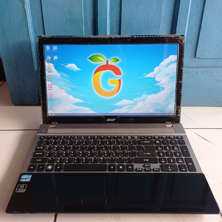 Acer Aspire V3-571G Hitam  RAM 8GB Intel Core i5 Dual VGA NVIDIA GEFORCE Laptop Second Bekas Gaming programming