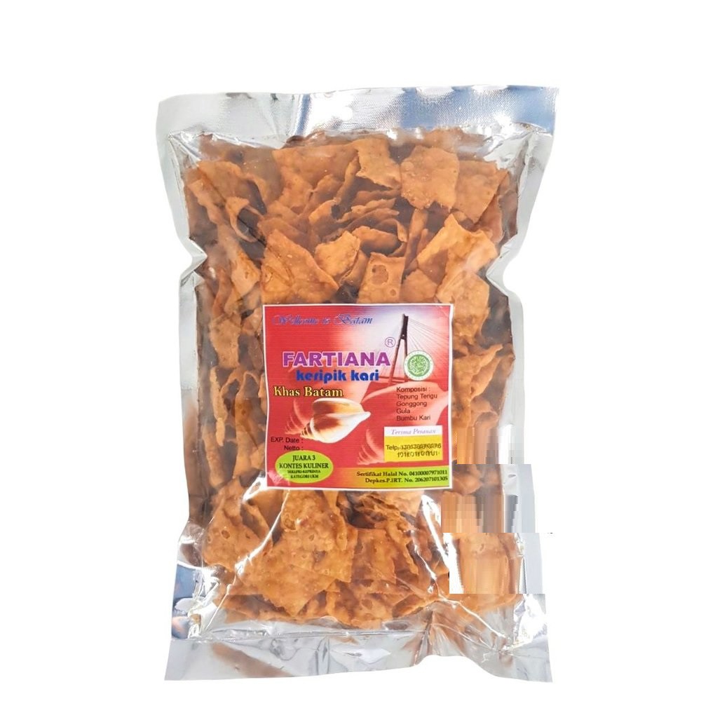 

Fartiana - Keripik Kari Gong-Gong Khas Batam (450gr)