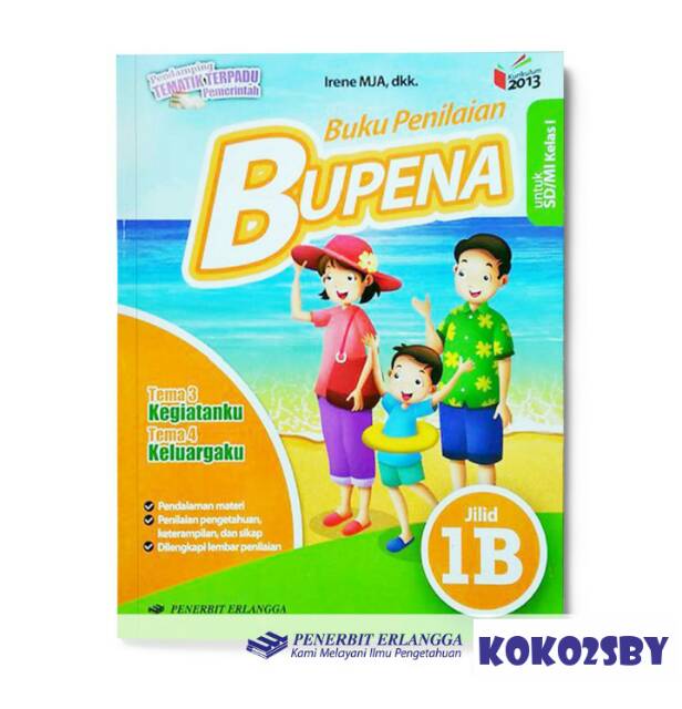 BUKU PENILAIAN TEMATIK BUPENA KELAS 1B