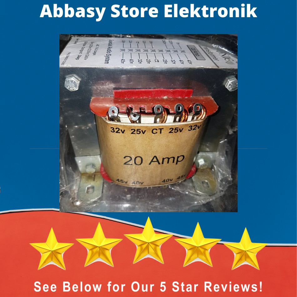 Tronic Trafo 20 Amper Murni CT 45 Volt
