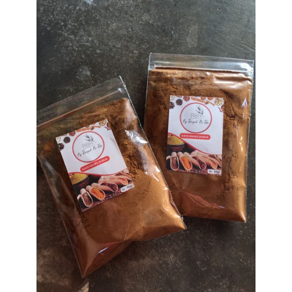 

KAYU MANIS GROUND CINNAMON BUBUK ISI 50 GRAM REMPAH BU ROS PREMIUM ASLI 100% MURNI JSR BUMBU DAPUR