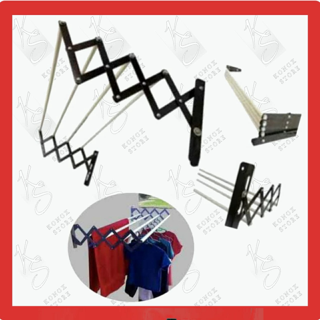 JEMURAN DINDING LIPAT MINIMALIS / JEMURAN LIPAT / JEMURAN DINDING