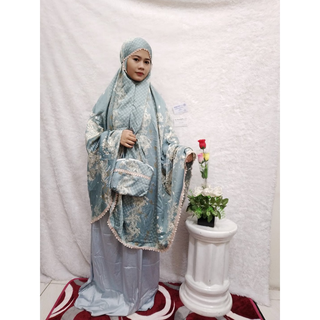 MUKENA ARMANI SILK RENDA DEWASA