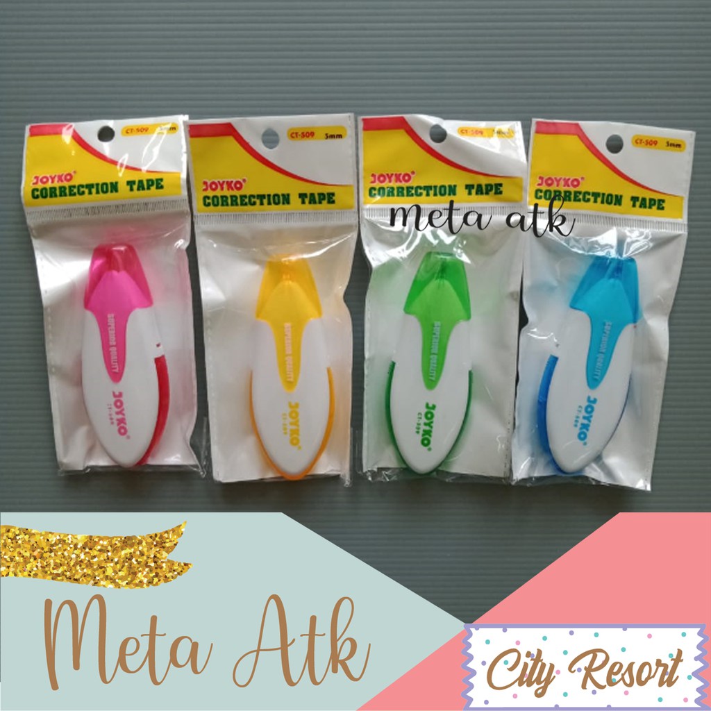 

Correction Tape / Tip-ex Kertas Joyko CT-509