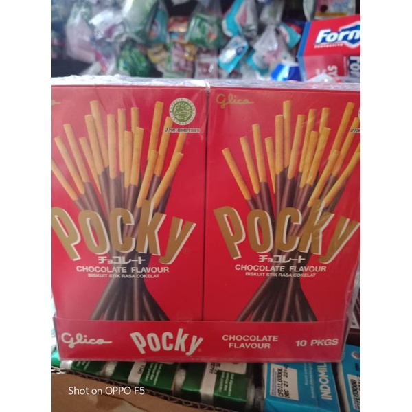 Gliko Pocky Biskuit Stik Chocolate/Strawbery 47gr