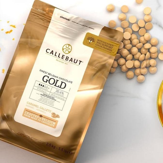 

Callebaut Gold Caramel Belgian Chocolate 250gr PRODUK TERBATAS Kode 891