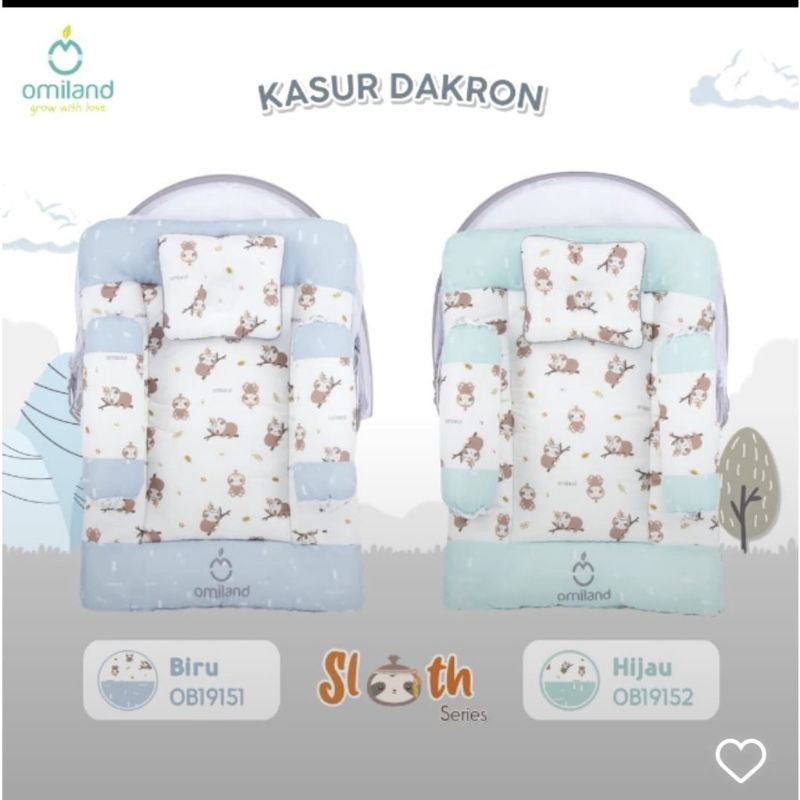 Omiland kasur dakron slot series OB19151 / OB19152 kasur kelambu baby