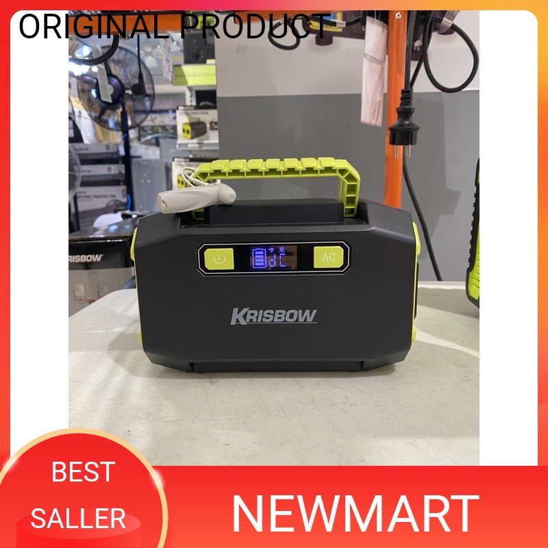 Portable Power Station 150 W Krisbow Multi-functional PowerHouse 15000 Mah