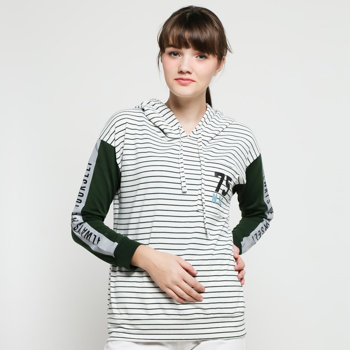 SEYES Sweater Cewe Babyterry Premium Outwear Wanita 5701 Hijau -