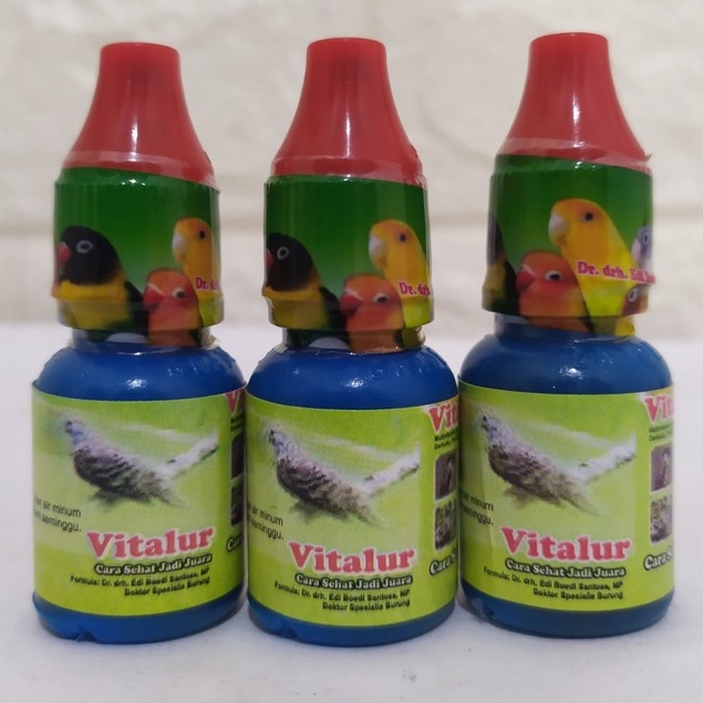 Vitalur dr.Edi vitamin breeding untuk ternak burung murai batu kacer c.ijo kenari perkutut