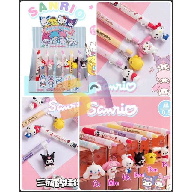 

PEN CETEK BONEKA 3D SANRIO HELLOKITTY MYMELODY CINNAMONROLL POMPURIN