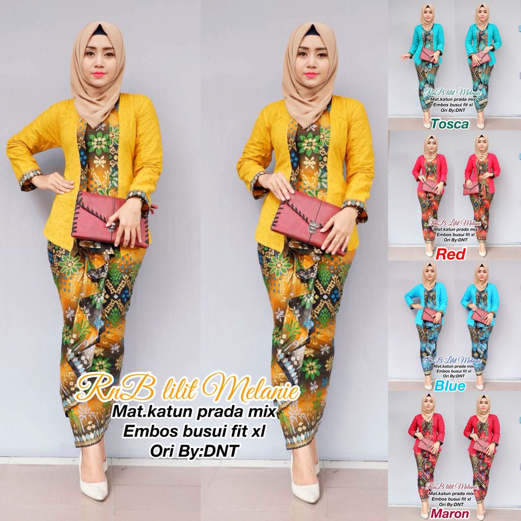 Atasan Batik wanita pakaian wanita rok lilit batik lilit atasan kutubaru RnB lilit melanie Etnic
