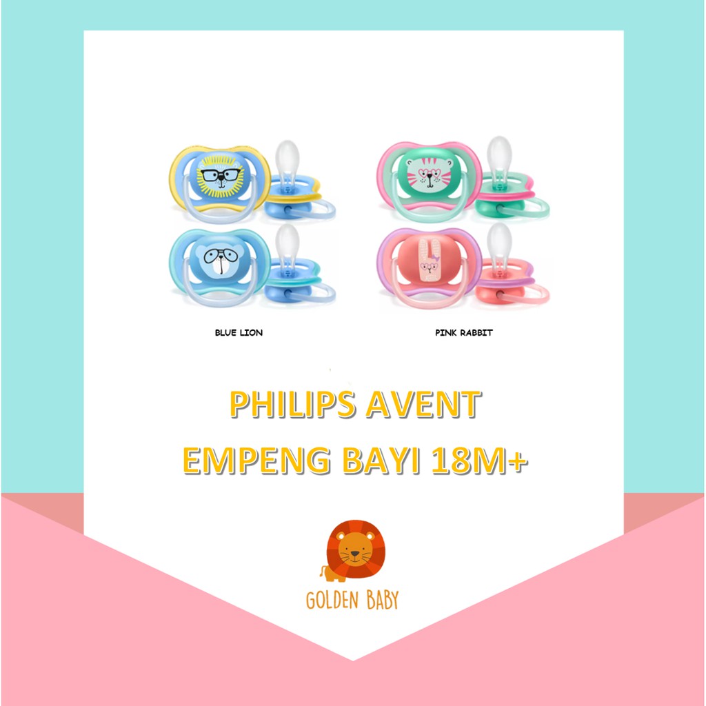 Philips Avent SCF 349/13 Ultra Air Soother Empeng Bayi Ortodontik