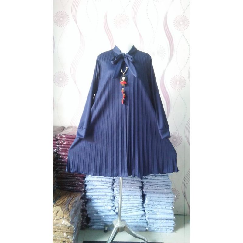 Tunik Plisket Wanita / Atasan Wanita / Tunik / Tunik Plisket / Tunik Wanita / Tunik Cantik / Atasan Tunik Plisket