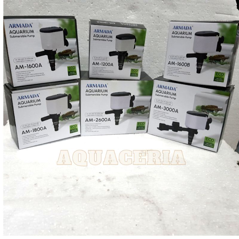 Mesin Pompa Celup Aquarium ARMADA AM 2600 A Powerhead aquarium 80cm - 1,2M