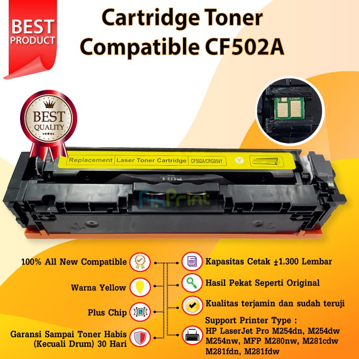 Cartridge Toner Compatible HP 202A CF500A CF501A CF502A CF503A Canon CRG 052 Refill Printer M254 MFP M280 M281fdw