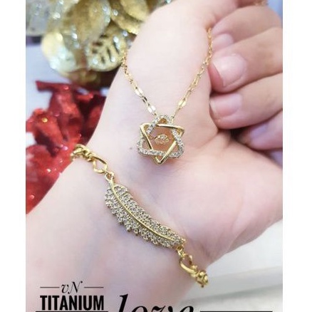 TiTanium set gelang dan kalung p83947447