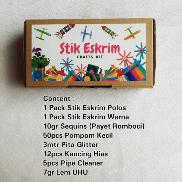 Paket Kreasi Stik Eskrim