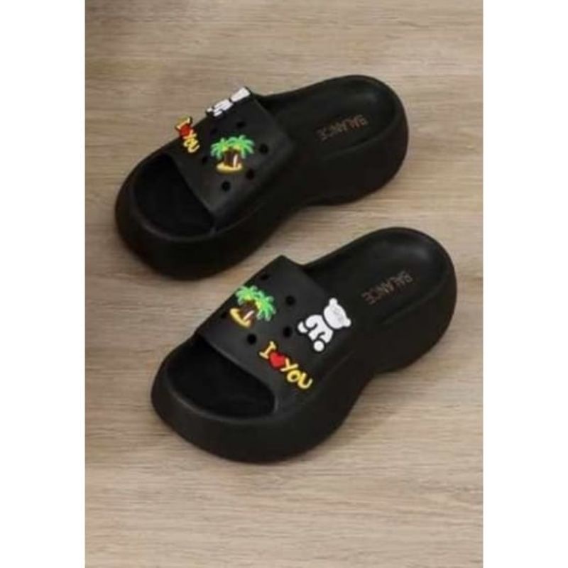 Sandal Balance Eva / Sandal wedges slide i love you