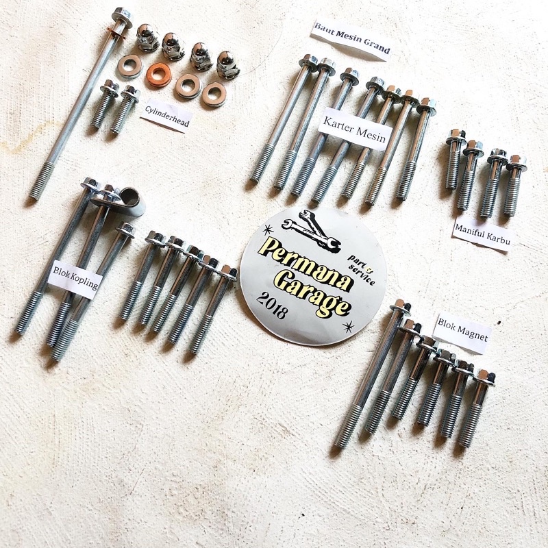 baut mesin baud set honda astrea grand astrea prima astrea star good quality