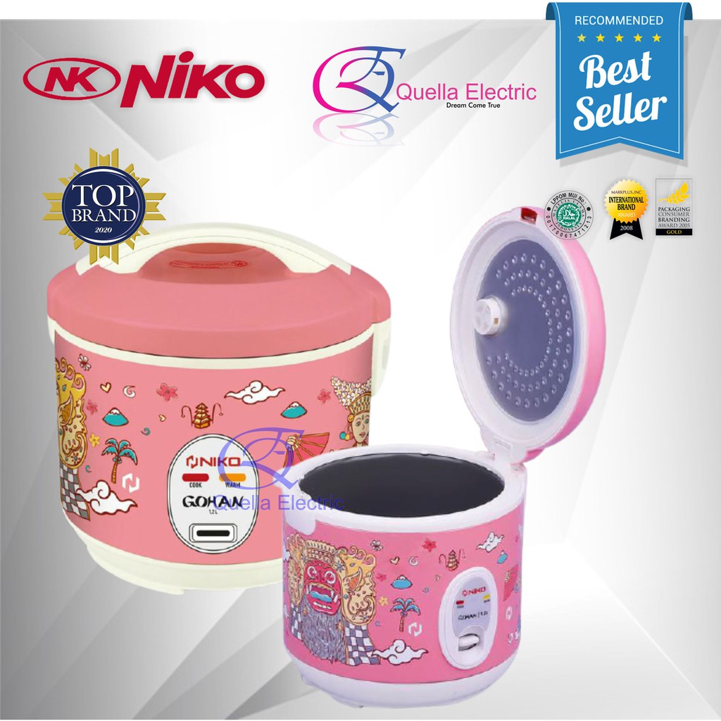 Rice Cooker NIKO Gohan [1.2L] Pink