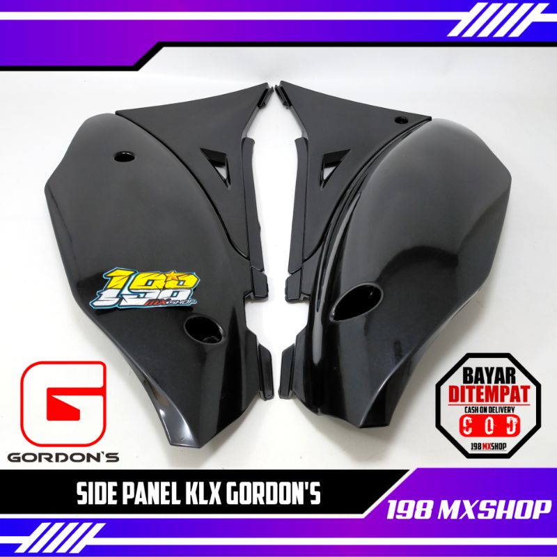 SIDE PANEL KLX GORDON COVER BODI SAMPING KLX BODYSET GORDON - SAYAP BELAKANG - BODI D-TRACKER SUPERM