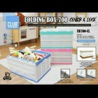 CONTAINER BOX LIPAT CLUB | FOLDING BOX 700 DENGAN TUTUP