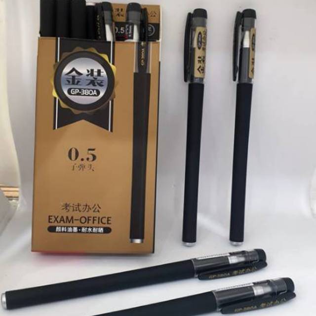 

12 pcs per set Pulpen Gel Aodemei GP-380A 0.5 mm