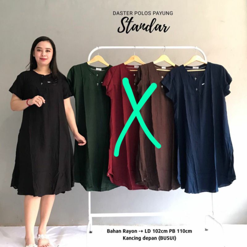 Daster HomeDress Polos Payung Terbaru Termurah