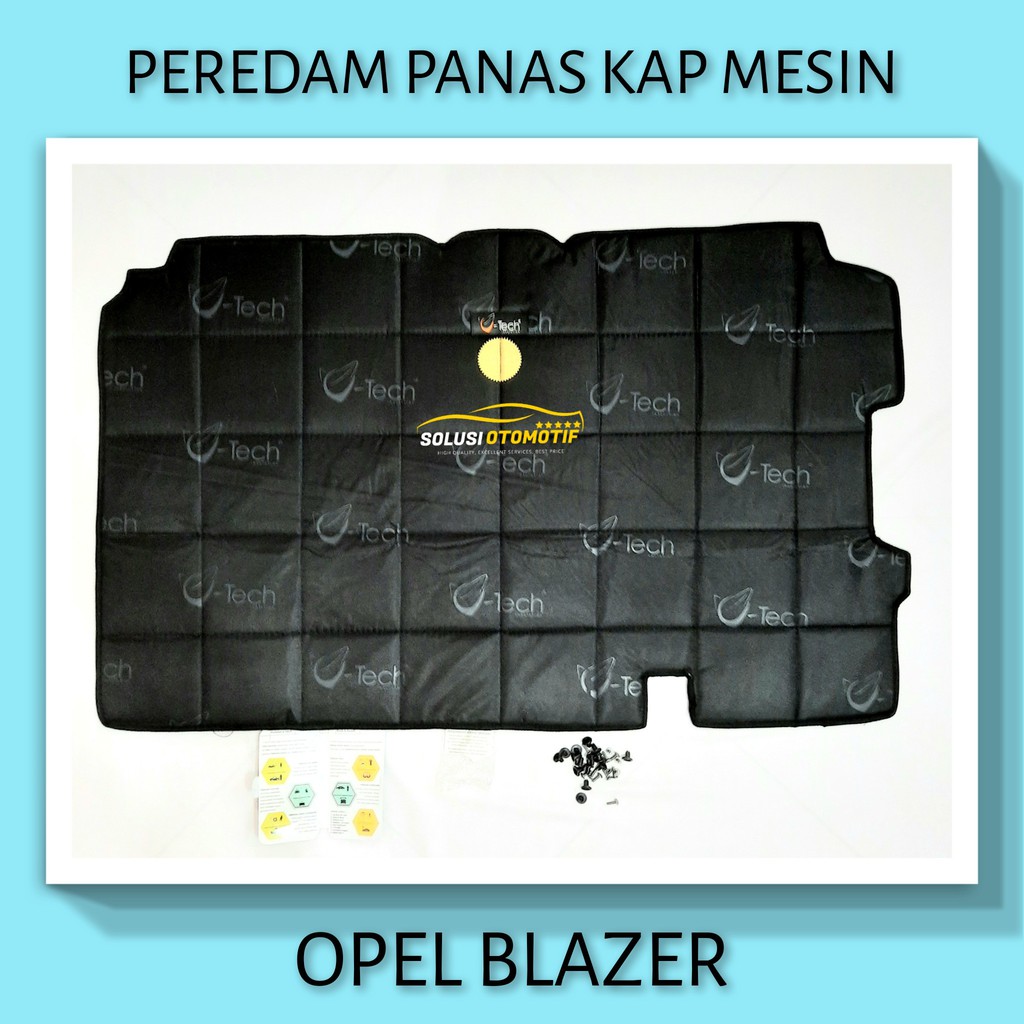 OPEL BLAZER VTECH Ori Pelindung Peredam Panas Kap Mesin Aksesoris Variasi Mobil Bonus Klip