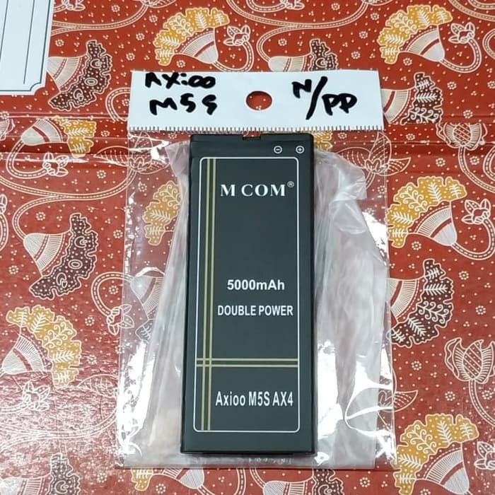 Baterai axioo M5S AX4 DOUBLE POWER battery batle batre axioo mantap