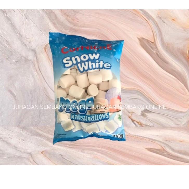 

mh✹Baru CORNICHE Marshmallow Mega Snow White 300 g HALAL BESAR / CORNICHE MARSHMALLOW BESAR Y40