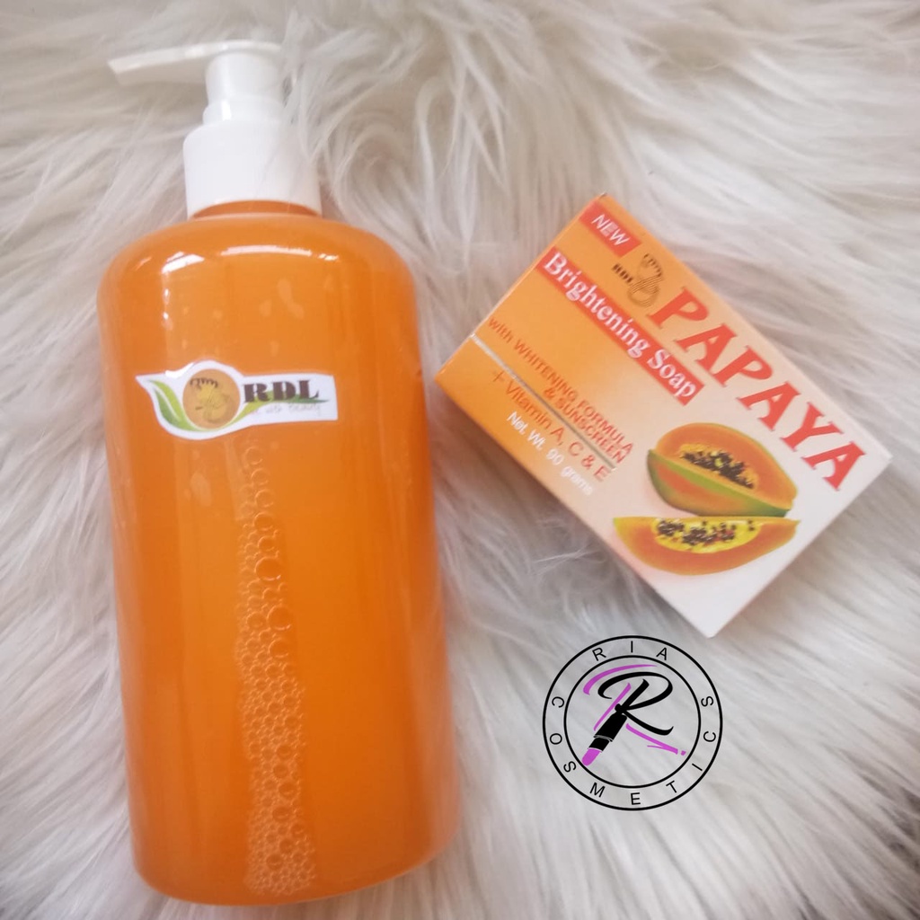 RDL Sabun Pepaya Cair Original Botol Pump 500 ml