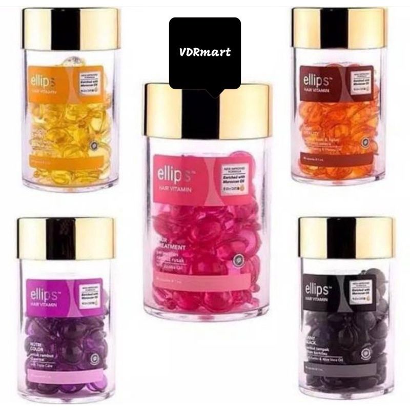 (BOTOL ISI 50) Ellips Vitamin Rambut