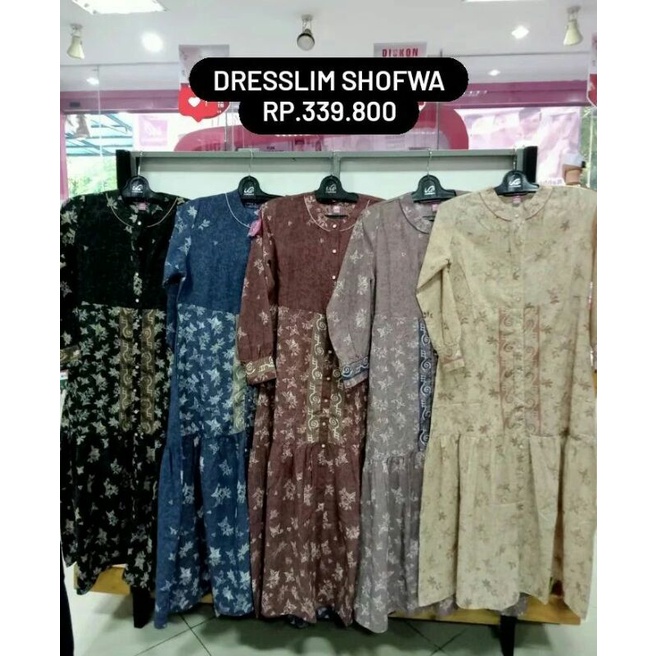 Dresslim Shofwa Rabbani - Gamis Rabbani Shofwa - Gamis Shofwa Rabbani - Baju Gamis Motif - Dresslim 