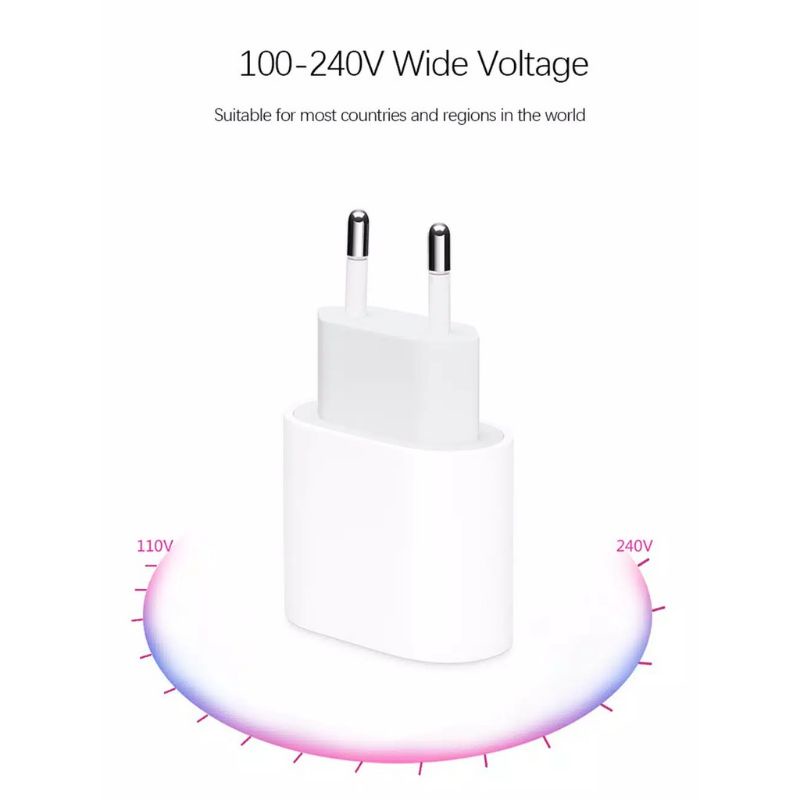 Adapter for IP/for Ios 20W Fast Charging  USB-C Power Adapter Charger Iph/ios 11 12 BAGUSS