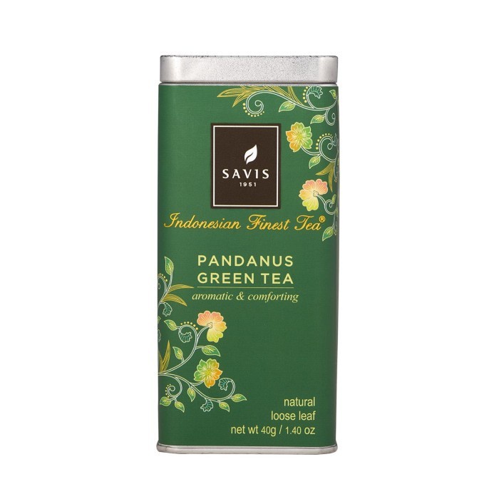 

Savis Pandanus Green Tea Loose 40gr - Teh Pandan Premium