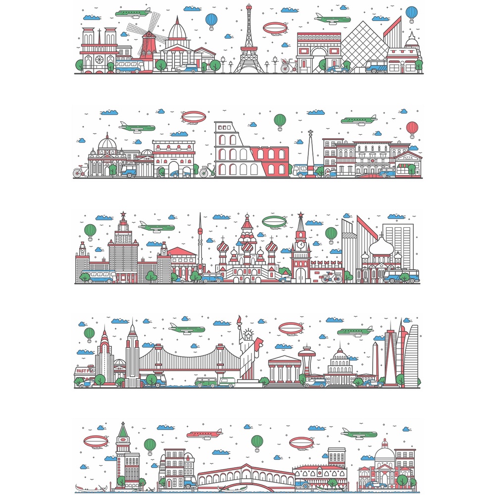 Architect City World Vector - Coreldraw