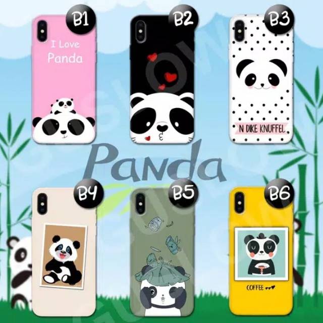 Custome case Panda panda cute for all tipe hp
