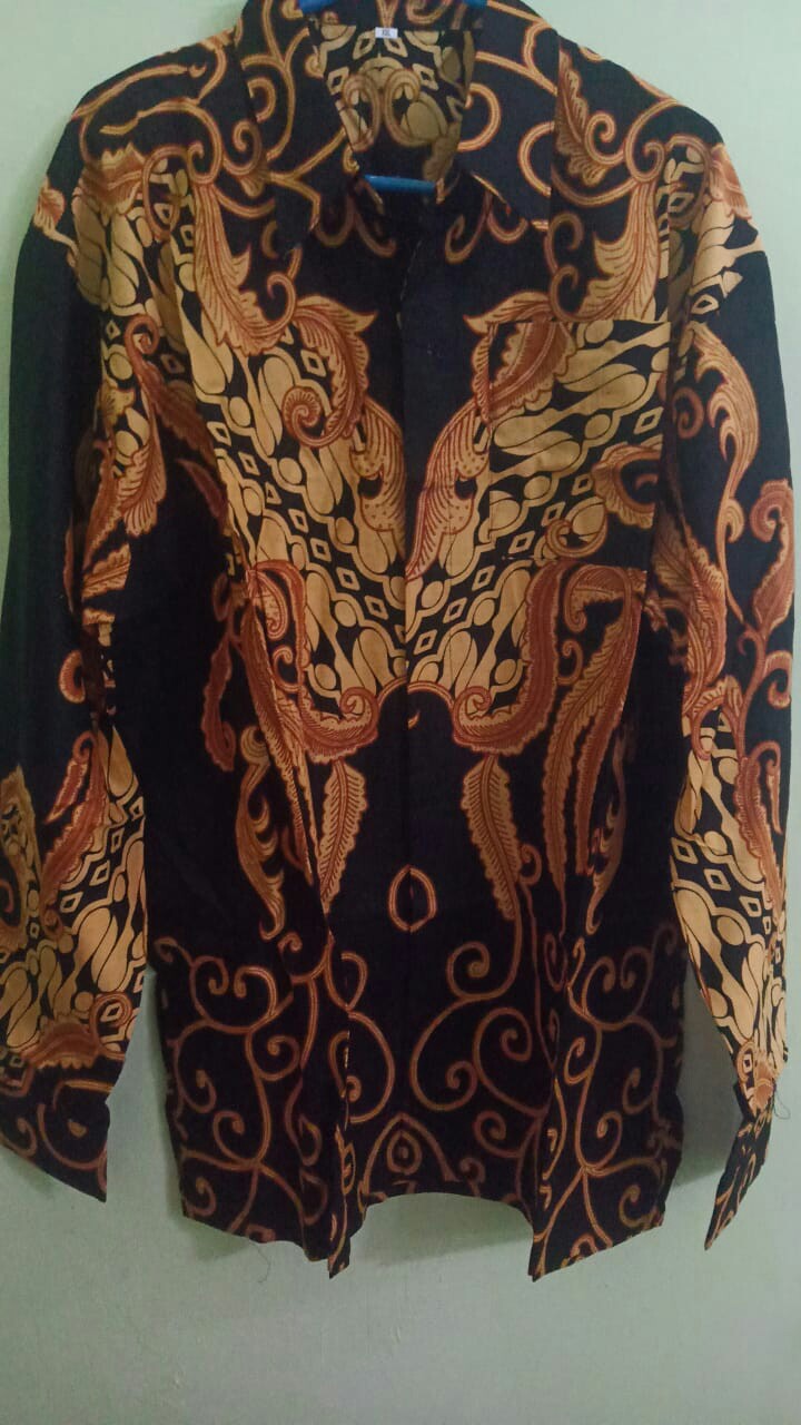 Belanja Kemeja Batik Pria Ppbtk07 Modern Lengan Panjang Casual Modis Trendy Masa Kini M L Xl