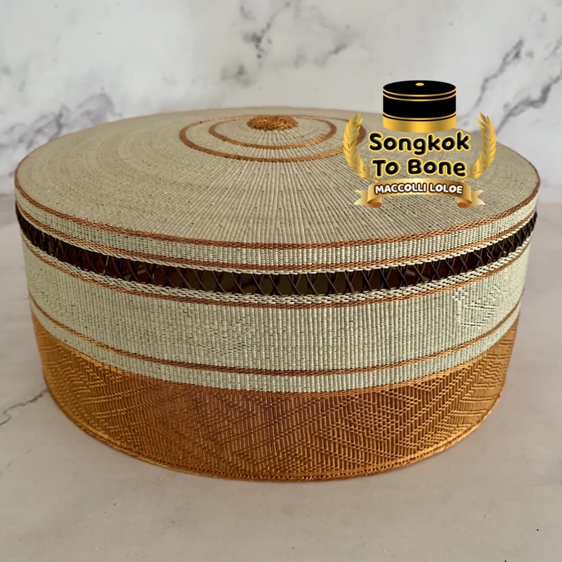 Songkok Recca Tembaga  Super Premium - Songkok Bugis - Songkok To Bone - SRTSP