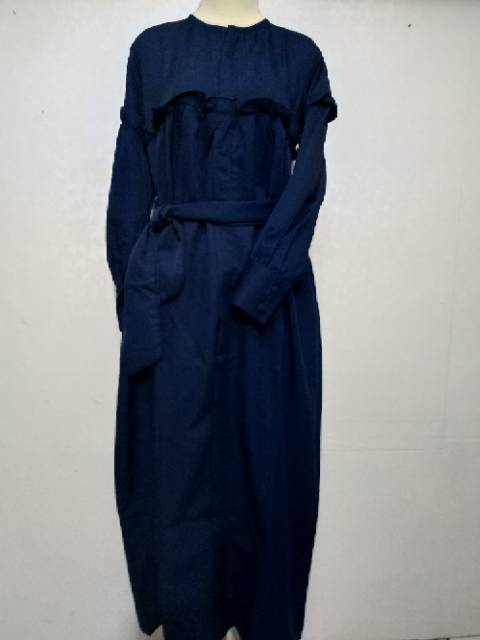 GAMIS MURAH ELIZA Maxi NAVY